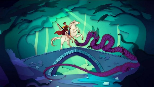 Εικόνα από το παιχνίδι Dragon Game του Υφιπουργείου Τουρισμού