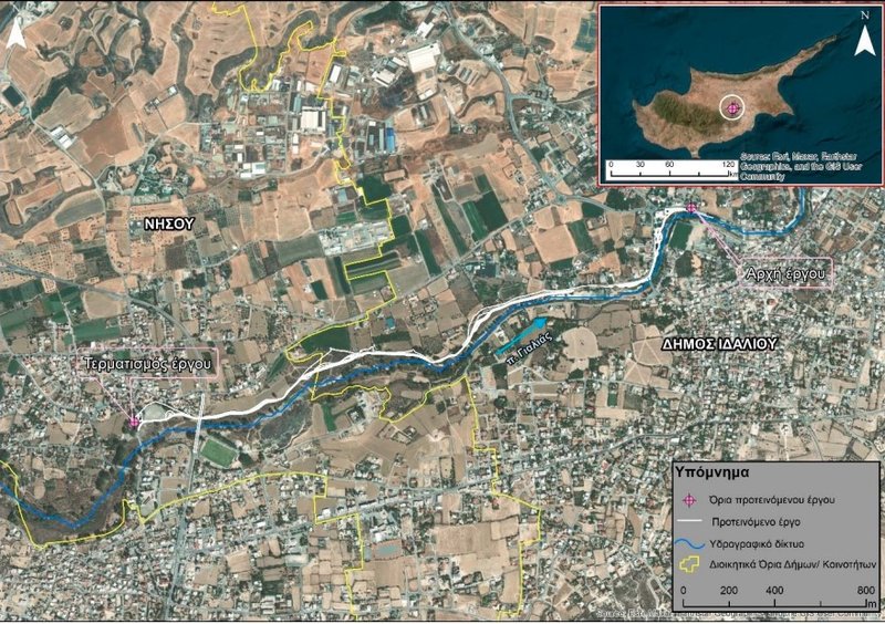 Χάρτης Γραμμικού Πάρκου