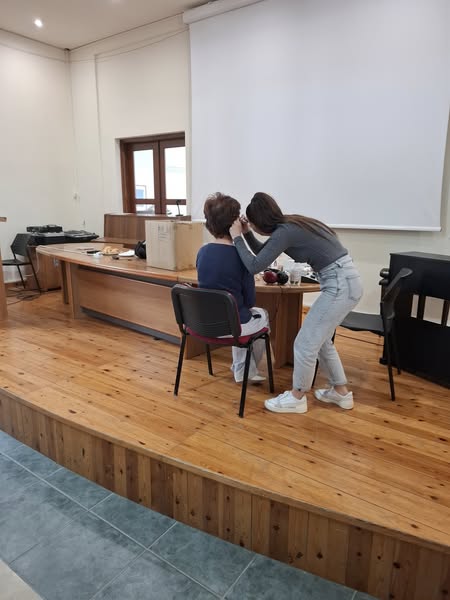 Φωτογραφία από την εξέταση δημότη.