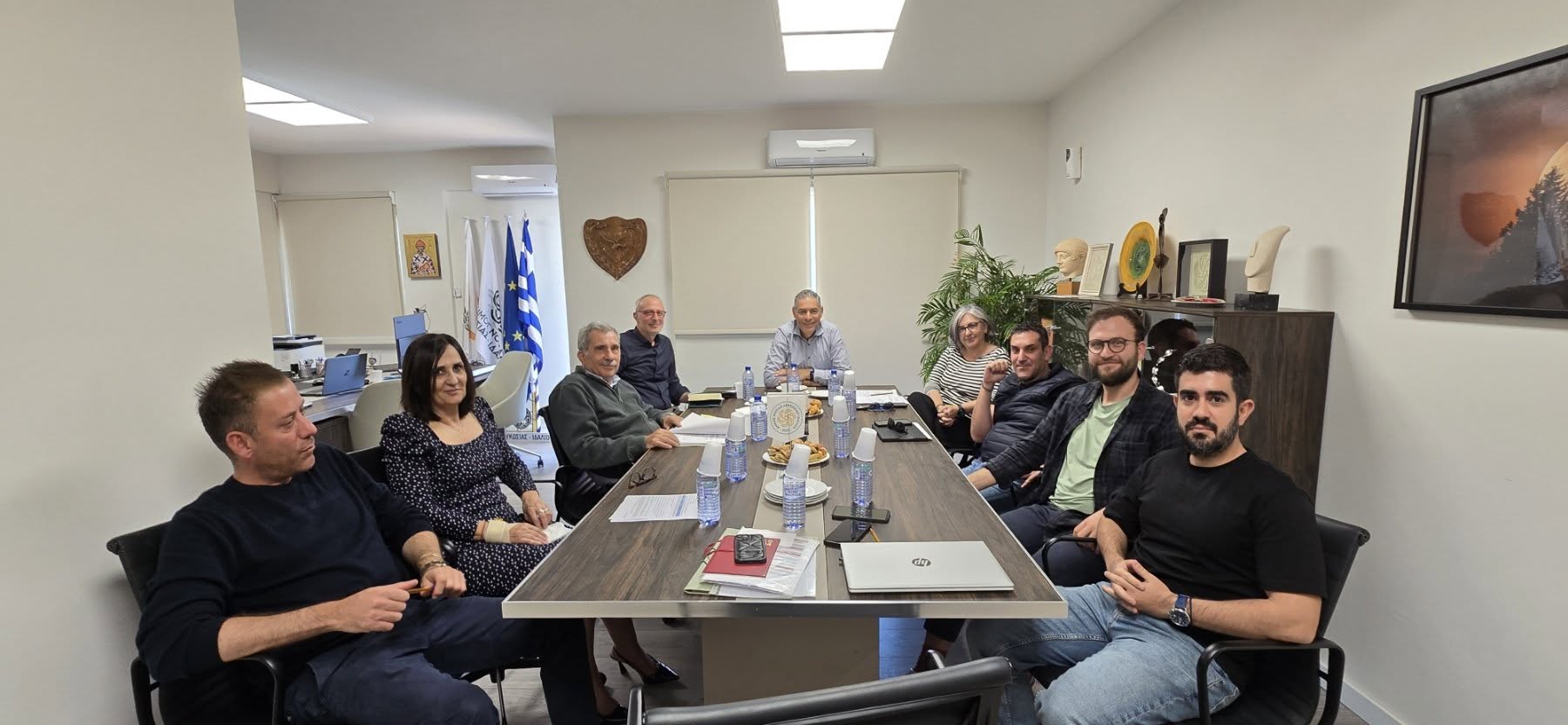 Φωτογραφία από την προπαρασκευαστική συνάντηση.